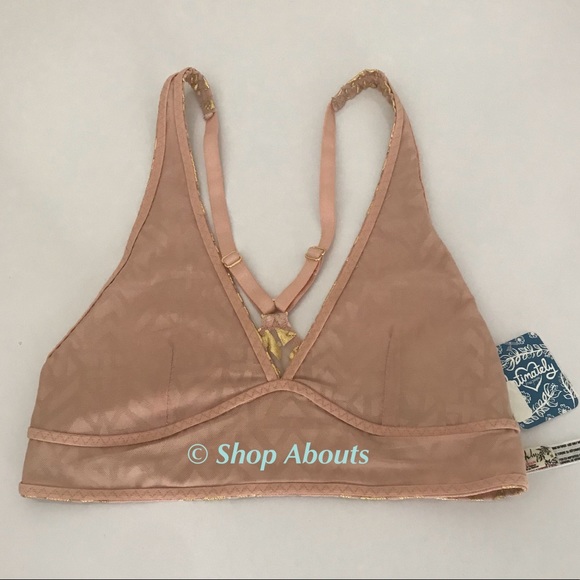 Free People Wonderland Pink Bralette Bra OB655891 - Picture 6 of 8
